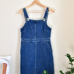 Madewell Overall Denim Dress (Size 4)